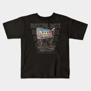 Municipal Waste Cassette Kids T-Shirt